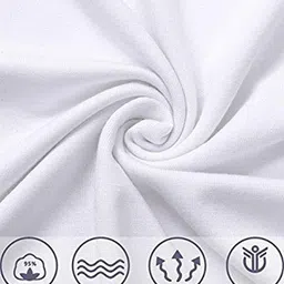 desnuda New Born Baby Boy Boys Girls Soft Cotton White Vest Inner Wear for Infants Sando Vest Kids Toddler Camisole Baniyan Cotton White image 2