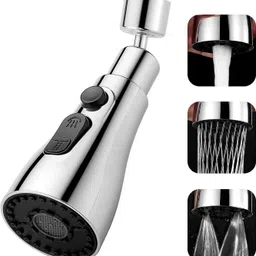 ashlok Faucet head Universal Kitchen Faucet 3-Function Pull Down Sink Sprayer Tap Extender for Kitchen Sink, Flexible Faucet with Tap Extension Aerator Foam Flow Faucet-picture-23