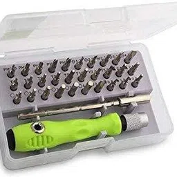 flipxen 32 in 1 Small Screwdriver Set, Mini Screwdrivers Kit with Extension Rod Precision Screwdriver Set image 1
