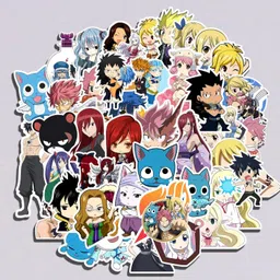 Nineties Kids Fairytale Anime Stickers, Pack of 44 Sticker, Vinyl Decals for Mobiles, Laptop vinyl Reusable Laptop Skin Compatible for 14.1 inch-picture-11