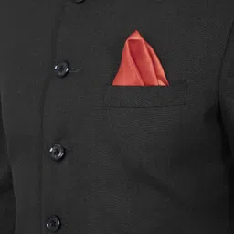 ALJAAMI Sherwani Achkan Solid Sherwani image 3