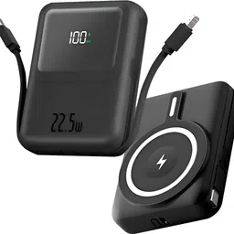 qexle 10000 mAh 30 W Wired & Wireless With MagSafe Slim Pocket Size Power Bank-picture-15