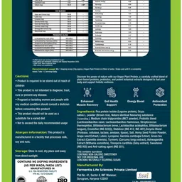 nutrikona Vegan Lean Pea & Rice Isolate With Probiotics & 8 Ayurvedic Fat loss herbs Plant-Based Protein image 2