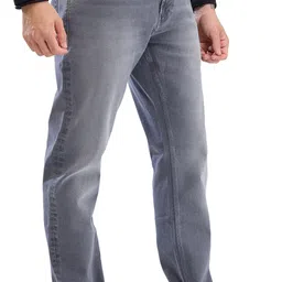 spykar Men Regular Mid Rise Grey Jeans image 3