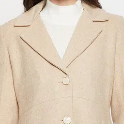 cantabil Tweed Solid Coat For Women image 4