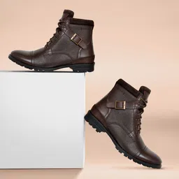 allen cooper Genuine Premium Leather Luxury High-Top Ankle Boots For Men-picture-31
