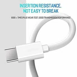 LOFTYTECH USB Type C Cable 1 m 18W/27W Fast Charger Cable |Compatible with Xiaomi Redmi Note 9/9Pro/9Pro Max image 3