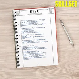 skillset Upsc Answer Writing Copy Combo- Upsc Answer Writing Booklet-Notebook Regular Notebook Unruled 200 Pages image 5