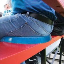 smbt Gel Soft Seat Cushion Sitter Soft Breathable Honeycomb Cushion Memory Seat Pillow Back / Lumbar Support image 3