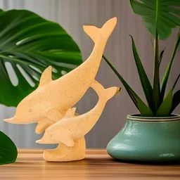 BECKON VENTURE Beige Tiny Figurine Showpiece-picture-21