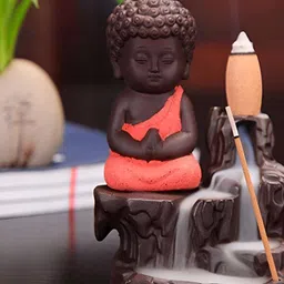 BECKON VENTURE Black & Red Buddha Idol Showpiece-image-38