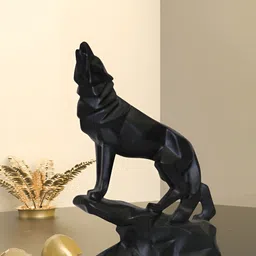 BECKON VENTURE Black Birds and Animals Figurine Showpiece-image-0