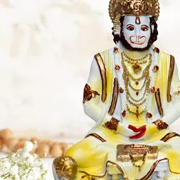 BECKON VENTURE White & Yellow Tiny Religious Idol Showpiece-picture-33