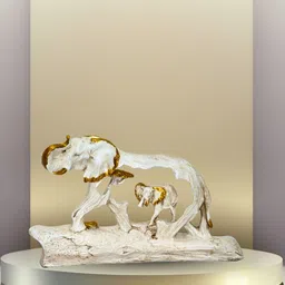 BECKON VENTURE White Elephant Figurine Showpiece-picture-37