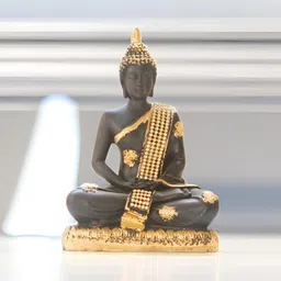 BECKON VENTURE Grey & Gold Toned Religious Idol Showpiece-image-20