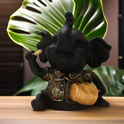 BECKON VENTURE Black & Gold toned Religious Idol Showpiece-image-95