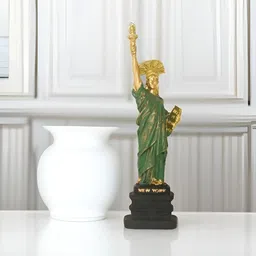BECKON VENTURE Gold-Toned Statue of Liberty Showpiece-image-10