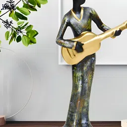 BECKON VENTURE Black & Gold Toned Small Figurine Showpiece-image-62