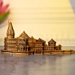 Artarium LLP Gold Toned Religious Figurine Showpiece-image-7