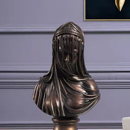 Artarium LLP Copper Toned Pardanashin Antique Figurine Showpiece-image-50