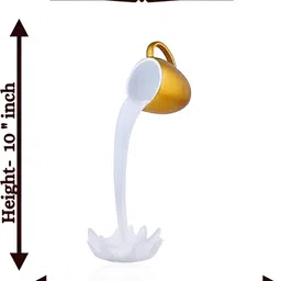 BECKON VENTURE Gold-Toned Floating Cup Showpiece image 2