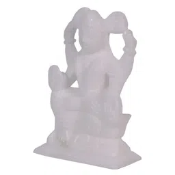 Avinash Handicrafts White Laxmi Religious Idol Showpiece image 4