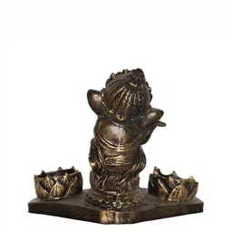 BECKON VENTURE Gold Toned Polyresin Medium Religious Figurine Showpiece image 2