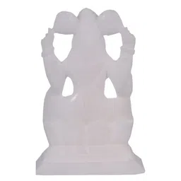 Avinash Handicrafts White Laxmi Religious Idol Showpiece image 2