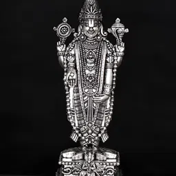 Exotic India Silver-Toned Religious Idol Showpiece-image-83