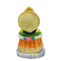 GLOOKS Green & Gold Toned Shyam Baba Idol Showpiece image 2