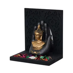 eCraftIndia Black Showpieces-Idols and Figurines/Tea Light Holder image 4