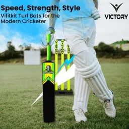 victory Plastic bat full size ,Hard, Unique PVC/Plastic CricketBat For 15+ Yrs image 5