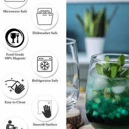 roxx (Pack of 6) RX-2736 Glass Set Water/Juice Glass image 5