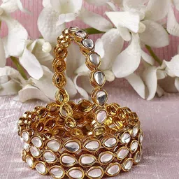 shivarth Metal Gold-plated Kada image 2