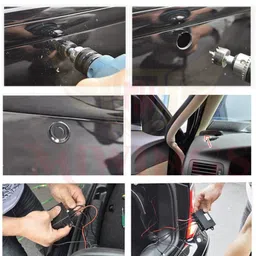 miwings Buzzer and Ultrasonic Reverse Parking Auto Radar Detectors Car Reverse Parking Sensor with LED Display Parking Sensor image 2