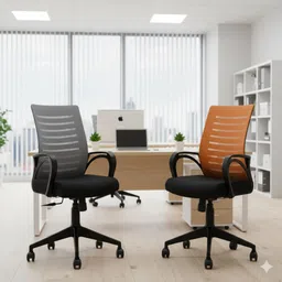 vistro Ergonomic Office Chair for Home & Office Fabric Office Executive Chair-picture-24