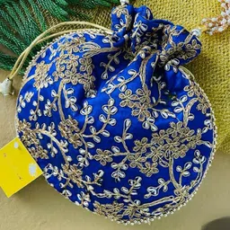yankita Women Blue Potli-picture-22