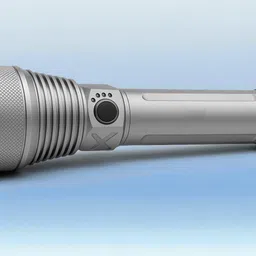 3baan X631 Ultra Bright LED Torch | Long Range Rechargeable Flashlight for Outdoor Use Torch image 1