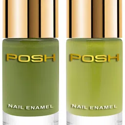 HIGH GLOSS NAILPOLISH, QUICK DRY,TOXIN FREE,9 ML EACH,649,650, NAUGHTY PARROT GREEN, OLIVE GREEN-image-5