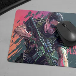ARTOLIC Skilled pro player shooter D4 Gaming Mouse Pad, Non-Slip Rubber Base, 9x7.5 Non Slip Base Mousepad image 2