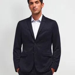 arrow Men Chevron Single Breasted Formal Blazer-picture-14