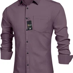 khushi creation Men Regular Fit Solid Spread Collar Casual Shirt-picture-10