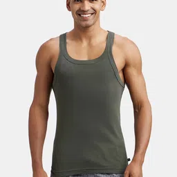 jockey US26 Super Combed Cotton Rib Men Vest image 1
