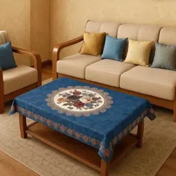 home shine Cotton 4 Seater Floral Table Cover-picture-32