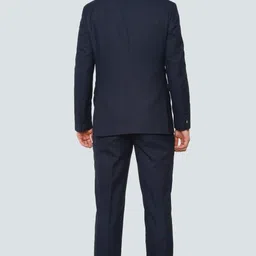 louis philippe Men Single Breasted Checkered Suit image 2