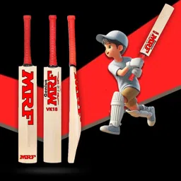 Cricket Bat Lightweight & Durable Ideal for Tennis and Rubber Ball Poplar Willow Cricket Bat For 11 - 13 Yrs-image-7