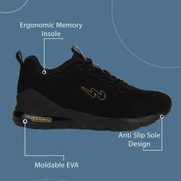 campus MIKE (N) Men's Sports Shoes | Memory Insole with Air Capsule Brilliance |Lace-Up Running Shoes For Men image 3