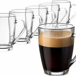 t r creation Glass Coffee6 Glass Coffee Mug-picture-11