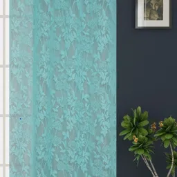 wisk n twisk 213 cm (7 ft) Door Net Transparent Curtain Single Curtain image 2