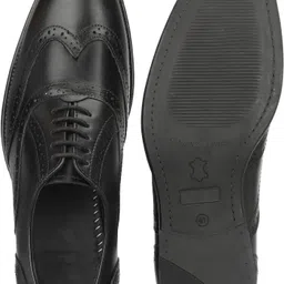 sharve Men's Classic Leather Brogue Oxford Shoes Brogues For Men image 5